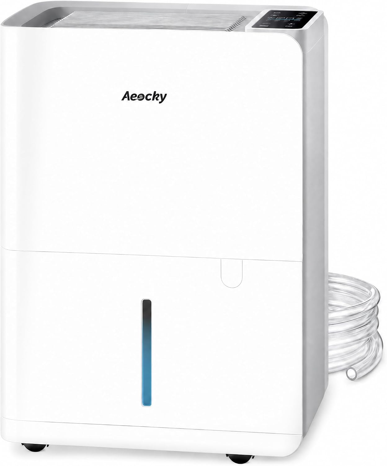 AEOCKY 50 Pint/Day 3500 Sq.Ft Ultra-Quiet 40dB Dehumidifier with Drain Hose