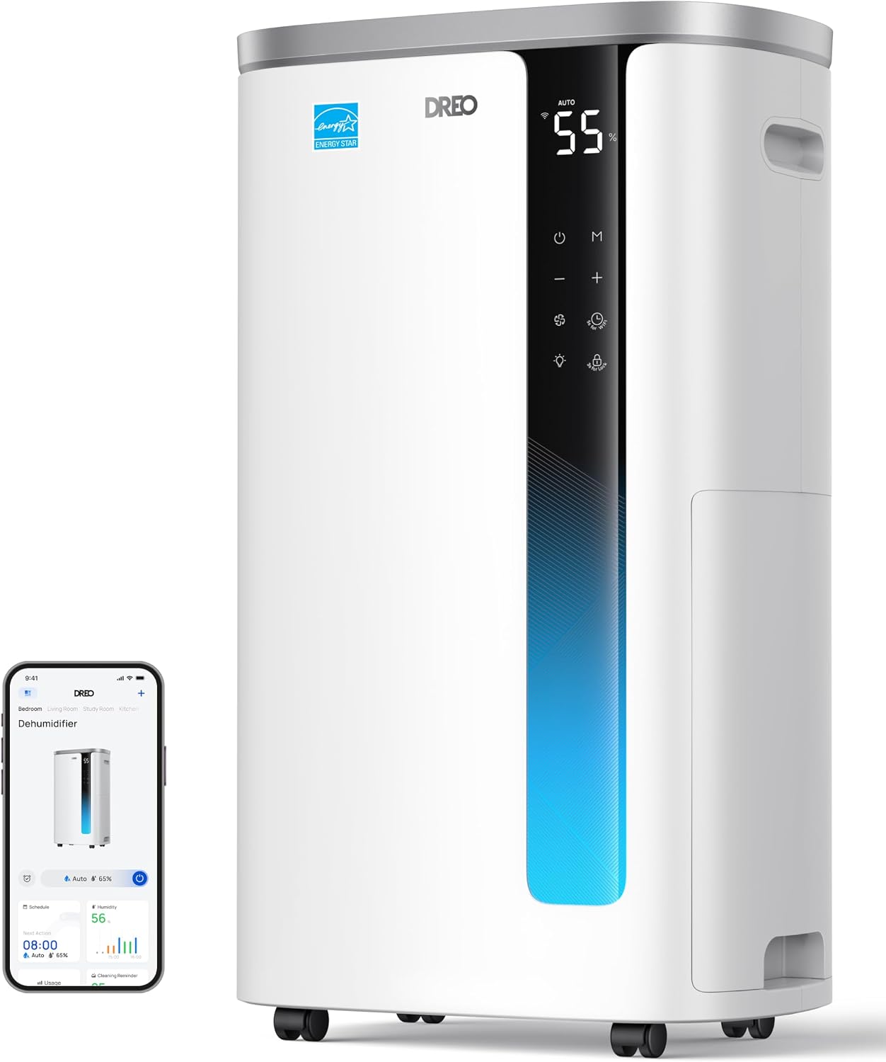 DREO Energy Star 2025 Smart Dehumidifier for Basement