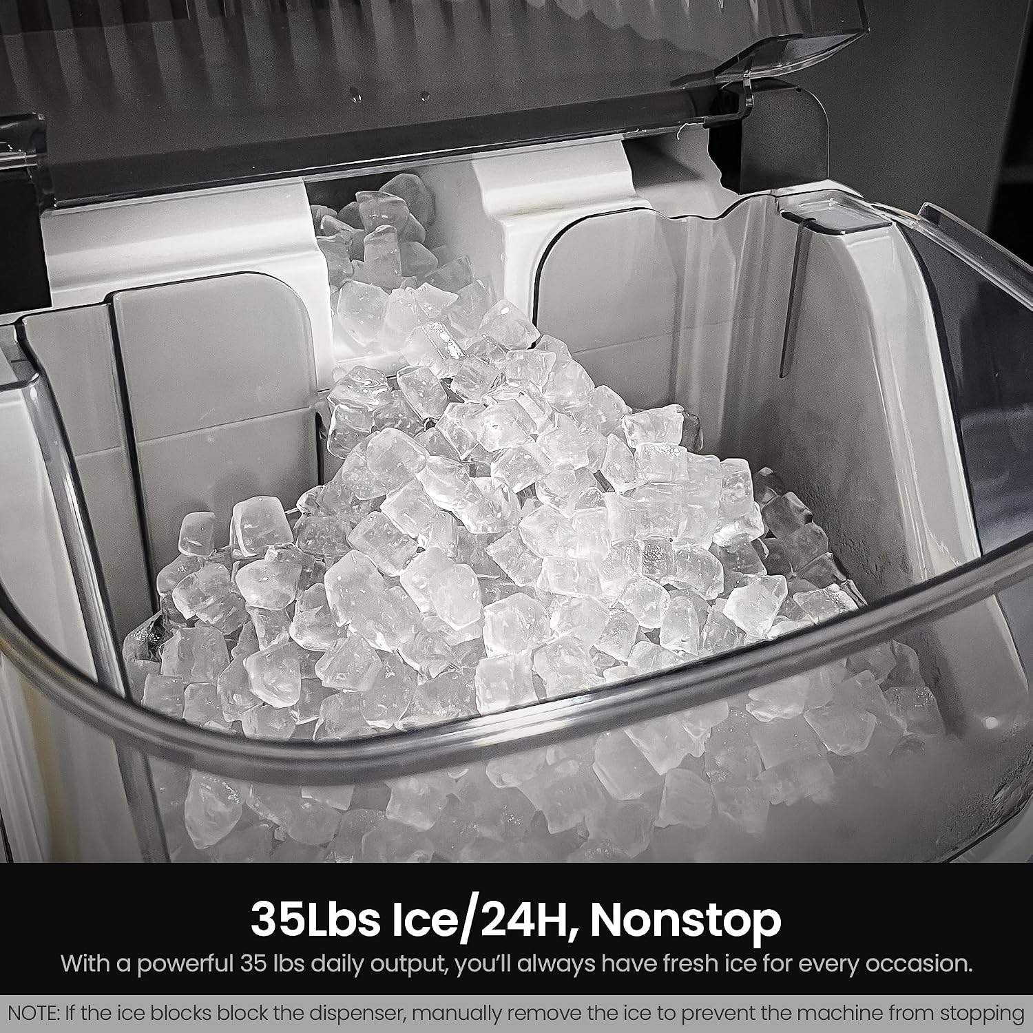 Kismile Nugget Ice Maker Countertop photo 3