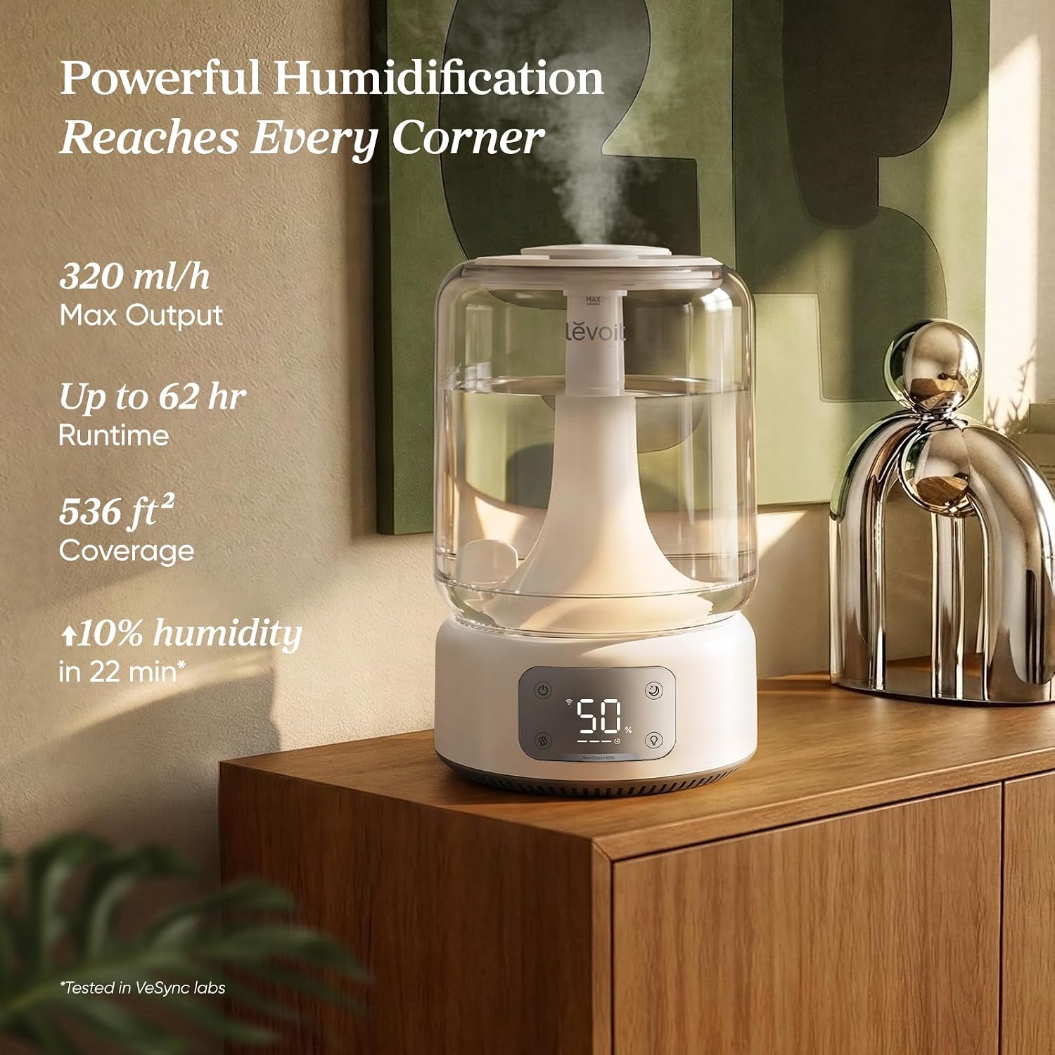 LEVOIT Humidifiers for Bedroom Large Room photo 2