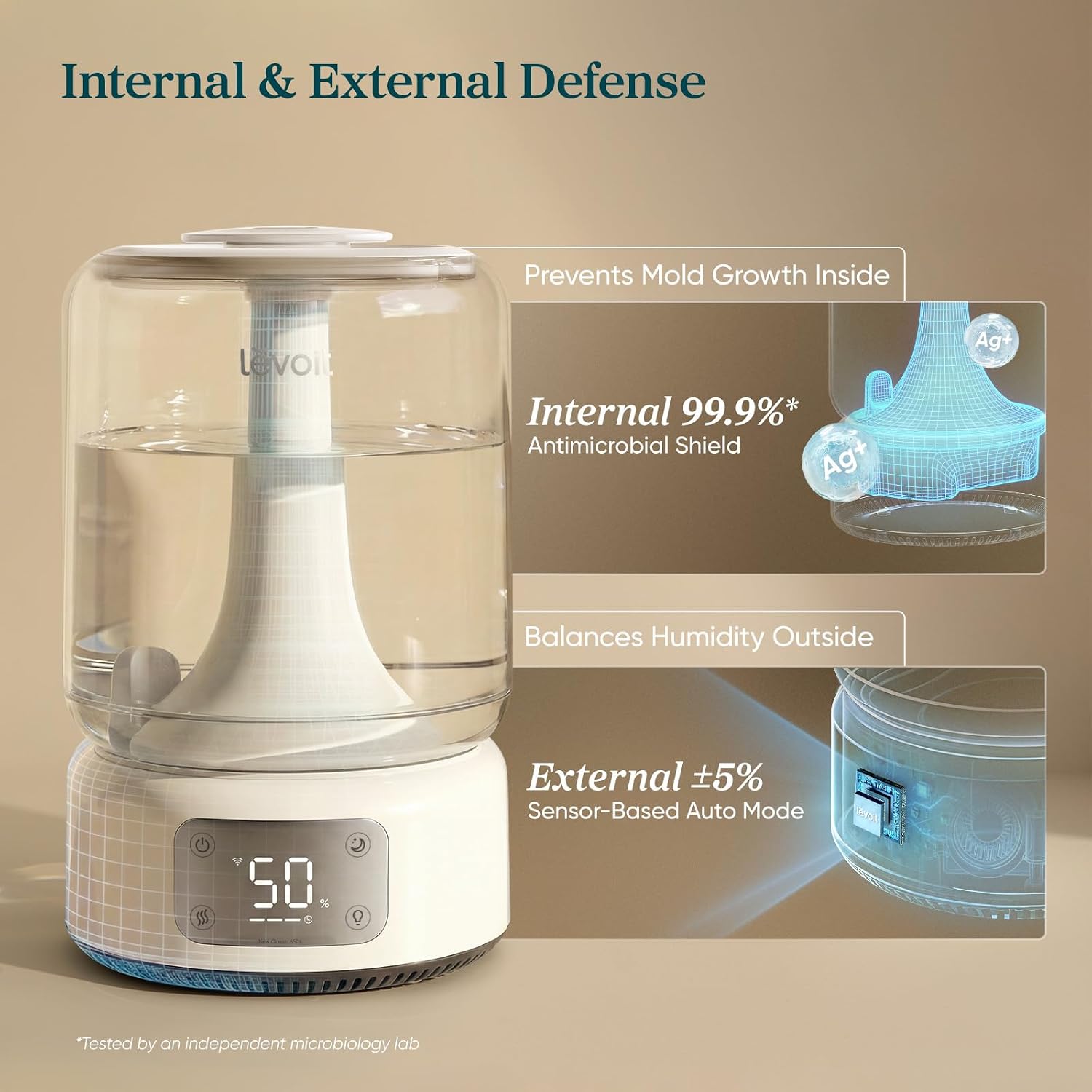 LEVOIT Humidifiers for Bedroom Large Room photo 3