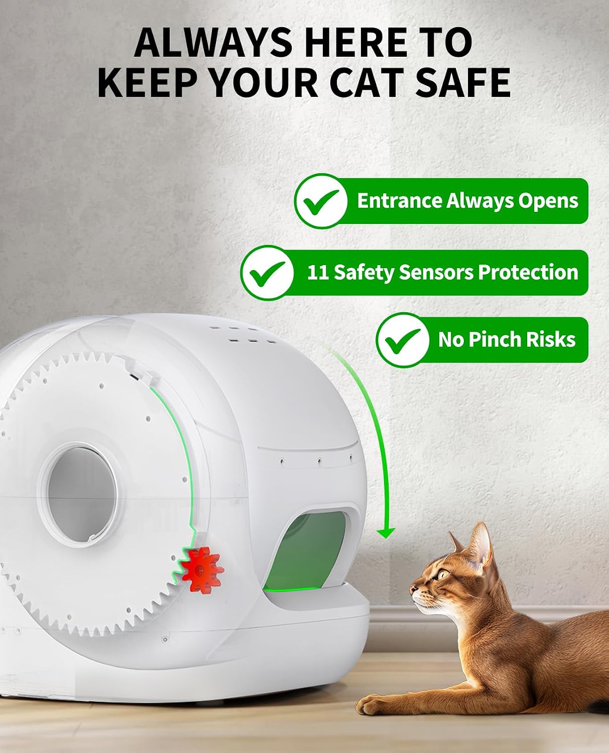 PETKIT PuraMax 2 Odor Free Automatic Cat Litter Box photo 3