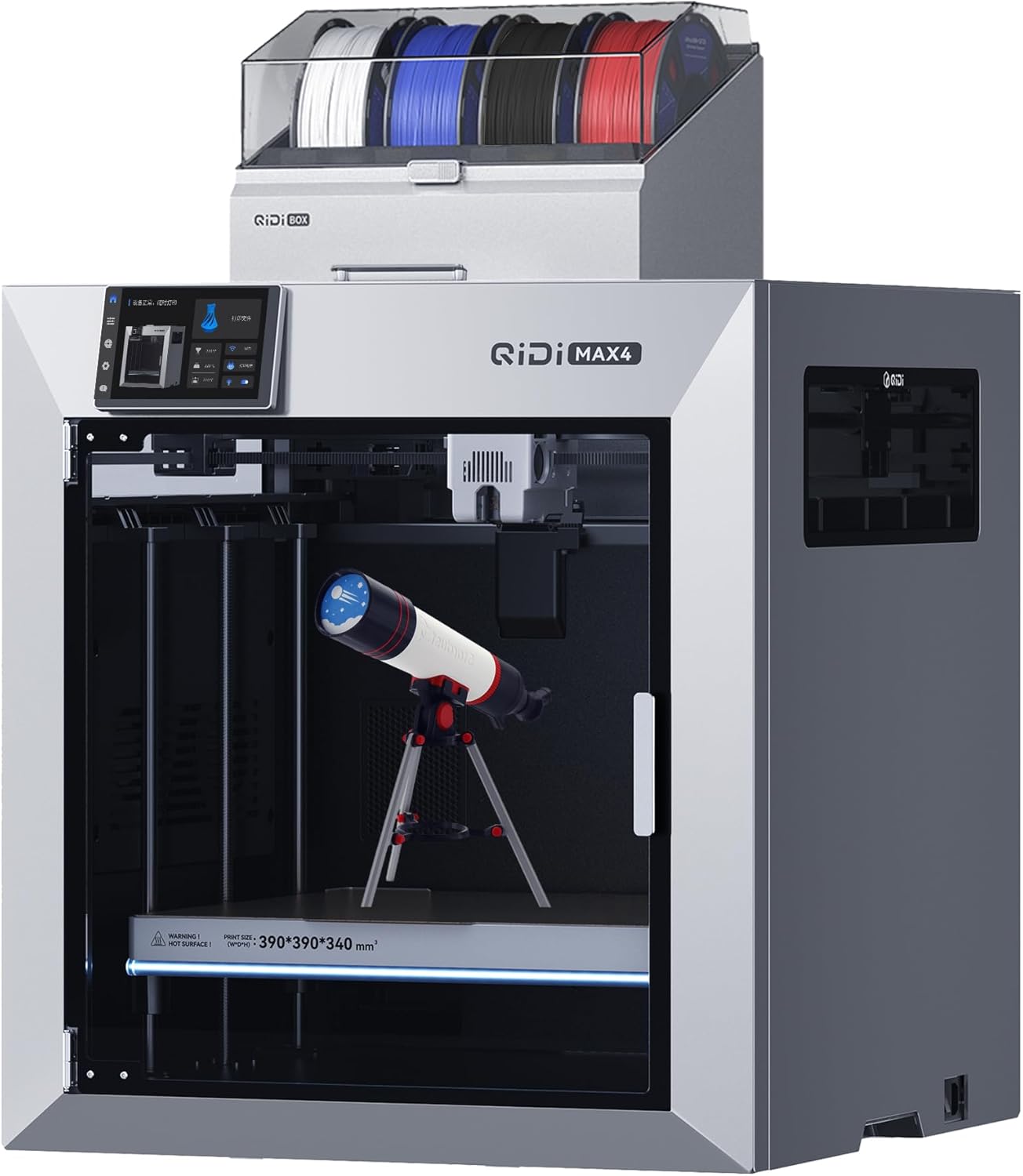 R QIDI TECHNOLOGY QIDI Max4 Combo 3D Printer