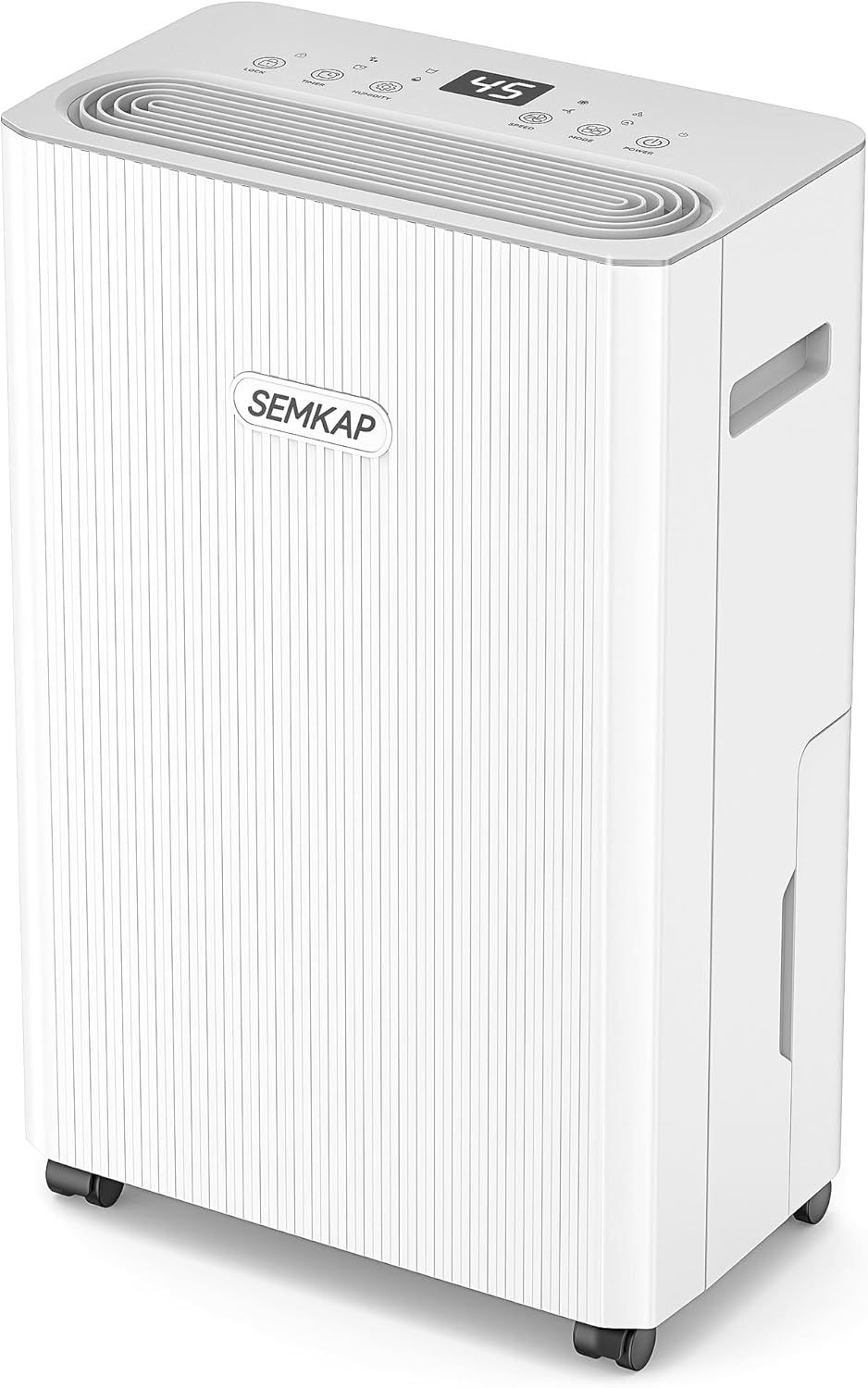 SEMKAP 2500 Sq.Ft Dehumidifier — Max 32 Pint with Drain Hose