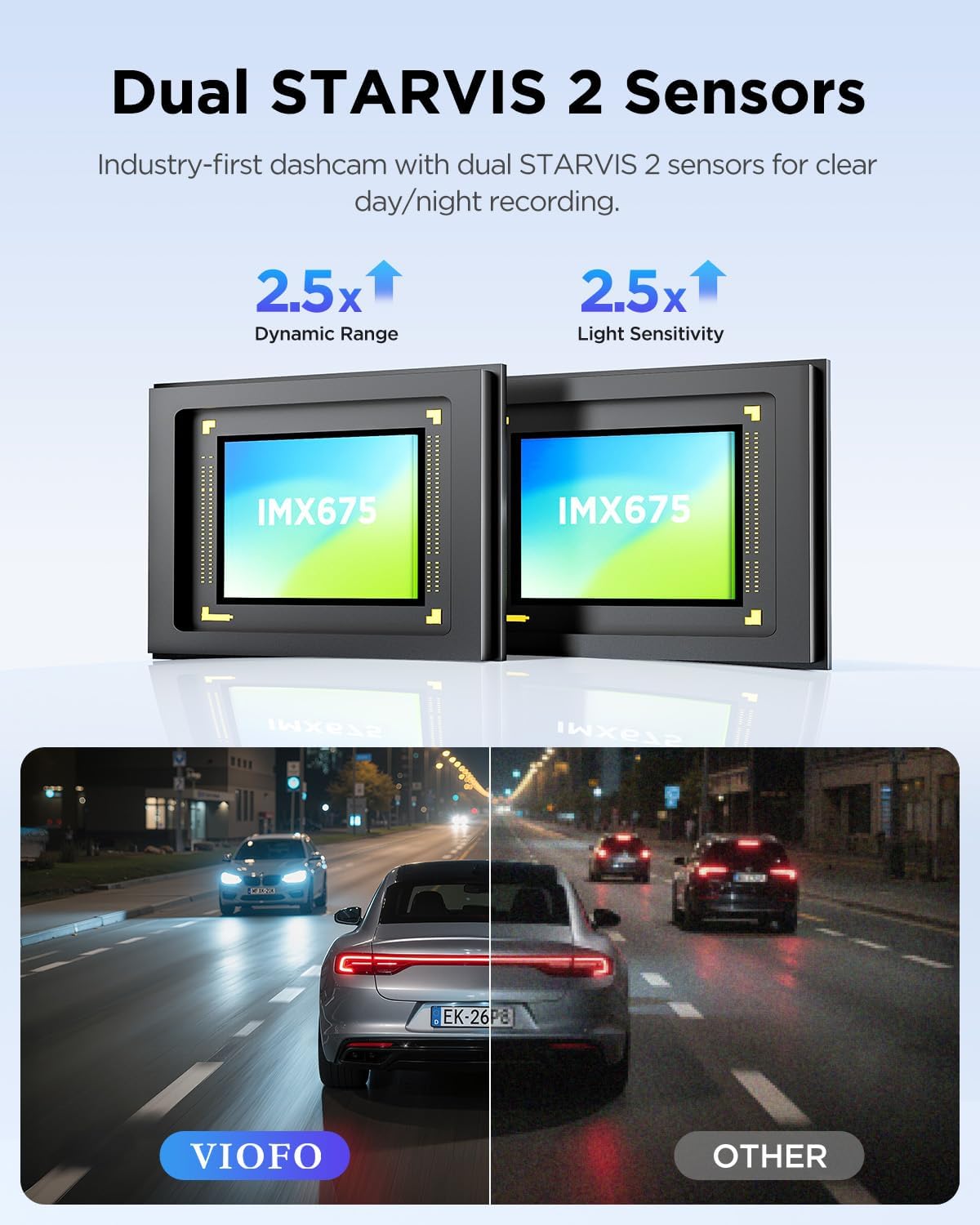 VIOFO A229 Plus Dash Cam Front and Rear photo 3
