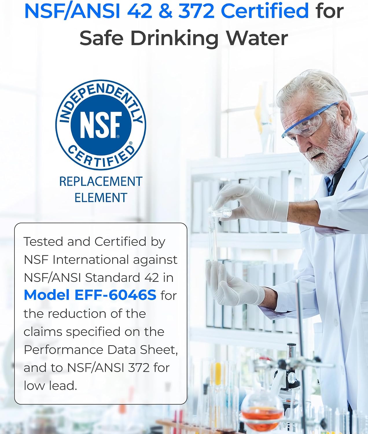 Waterdrop ADQ747935 Refrigerator Water Filter and Air Filter photo 3