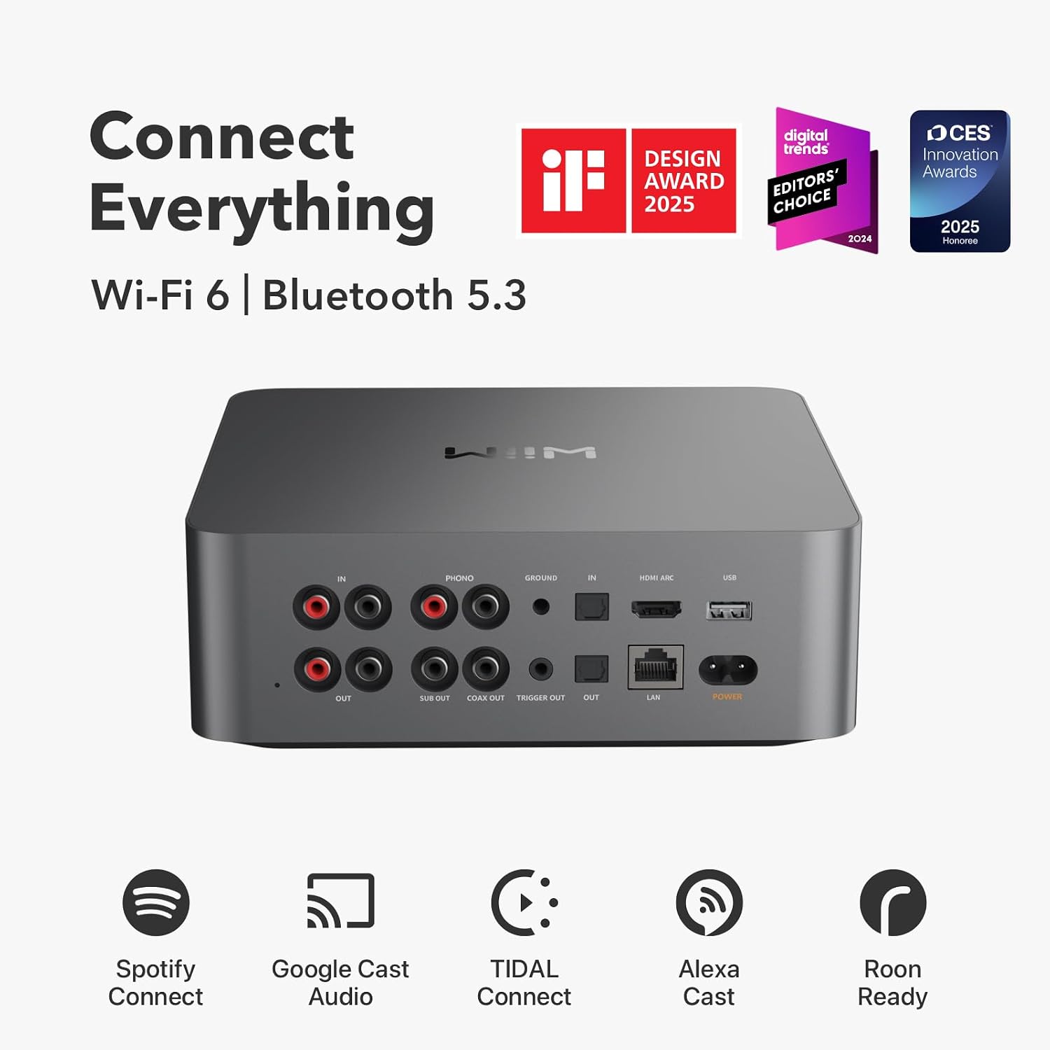 WiiM Ultra Hi-Res Music Streamer with Touchscreen & ESS DAC photo 2